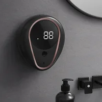 เครื่องจ่ายสบู่โฟมเซ็นเซอร์อินฟราเรดเครื่องจ่ายสบู่แบบสัมผัสขนาดเล็ก IPX5 กันน้ําเครื่องซักผ้ามือสําหรับห้องครัวห้องน้ํา 3