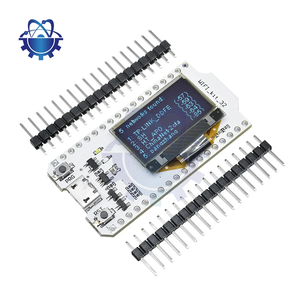 

0.96 "OLED ESP32Bluetooth Development Board Wireless WIFI Bluetooth-compatible Module 2.4GHz CP2102 Dual Core Driver for Arduino