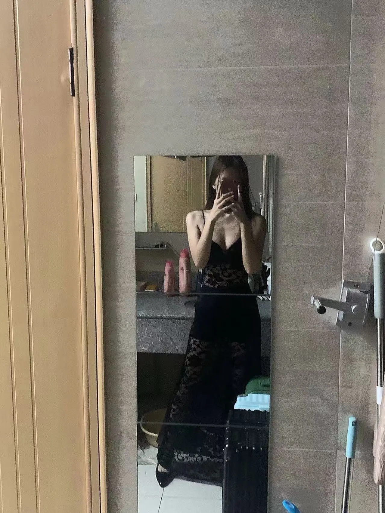 Hollowed Transparent Dress - Gothic Aesthetic photo review