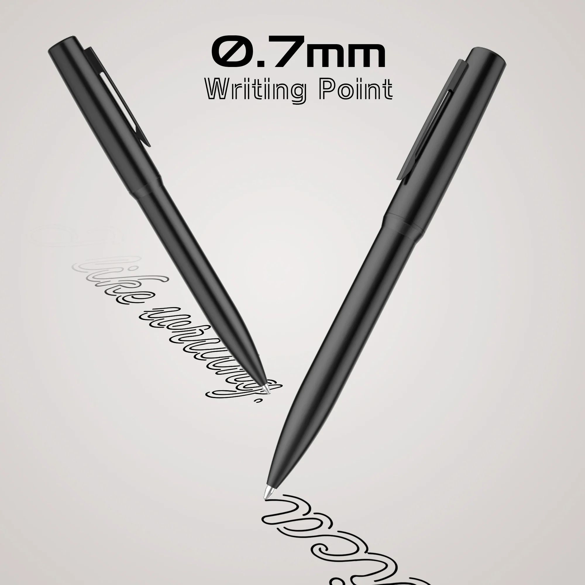 풀 메탈 볼펜 스피닝 펜 편지지 안녕하세요 사무용품 블랙 로터리 젤 펜 쓰기 펜 0.5mm 저렴한 서명 펜
