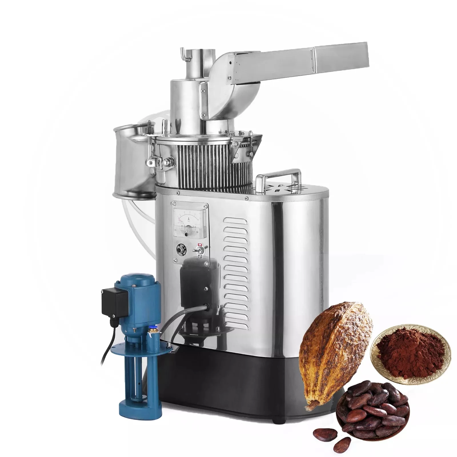 

Free shipping 40kg/h DF-40S Automatic Continuous Feeding Herb Grinder Flour Mill Powder Grinding Machine