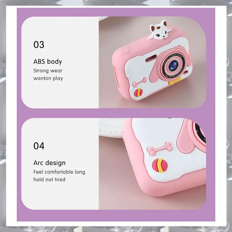 A8S HD Dual Lens 4000W Pixel 5472X4104PX Photo Resolution Without Memory Card Children's Camera,Brown Easy Install Easy To Use