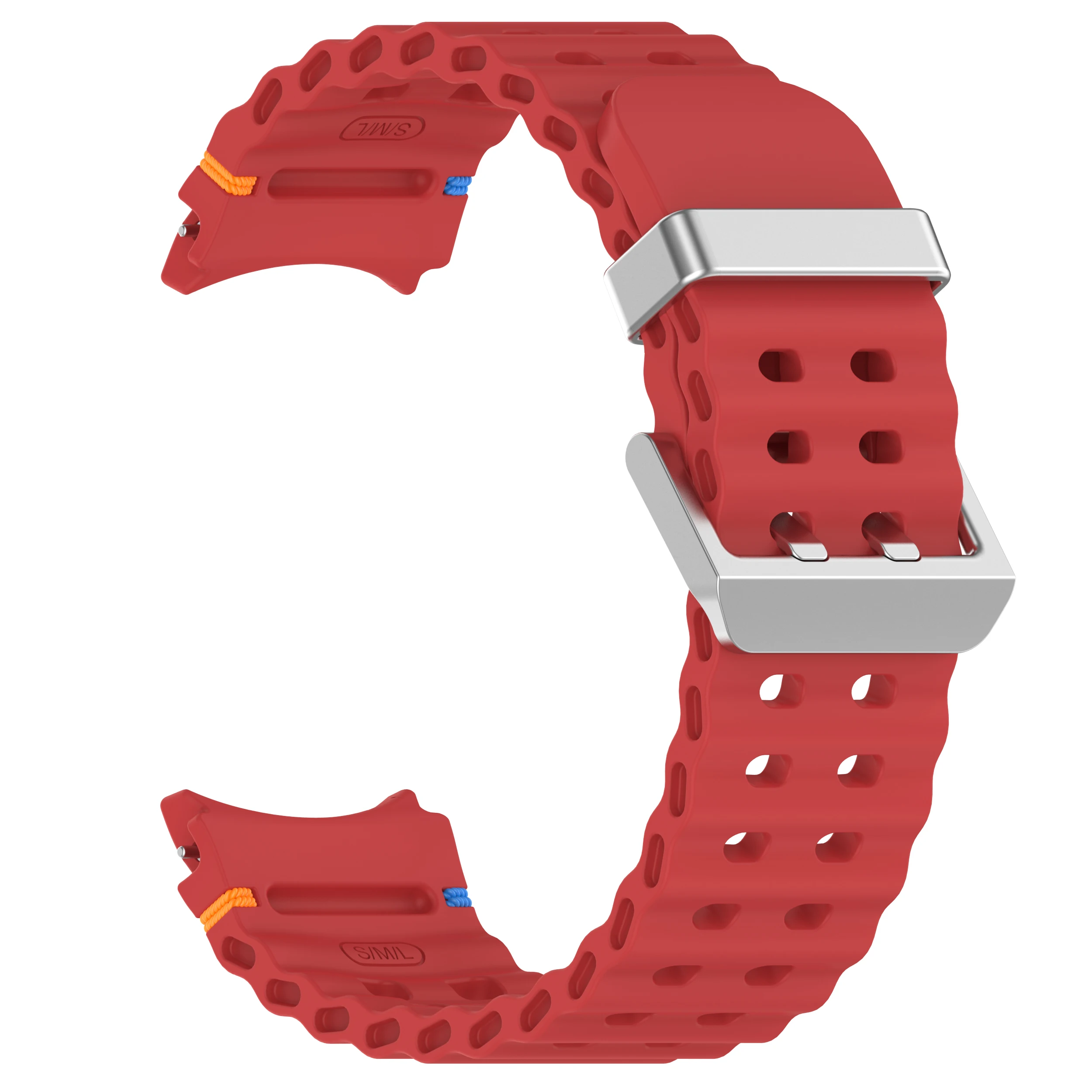Seamless Silicone Watch Band - Versatile Smartwatch Strap