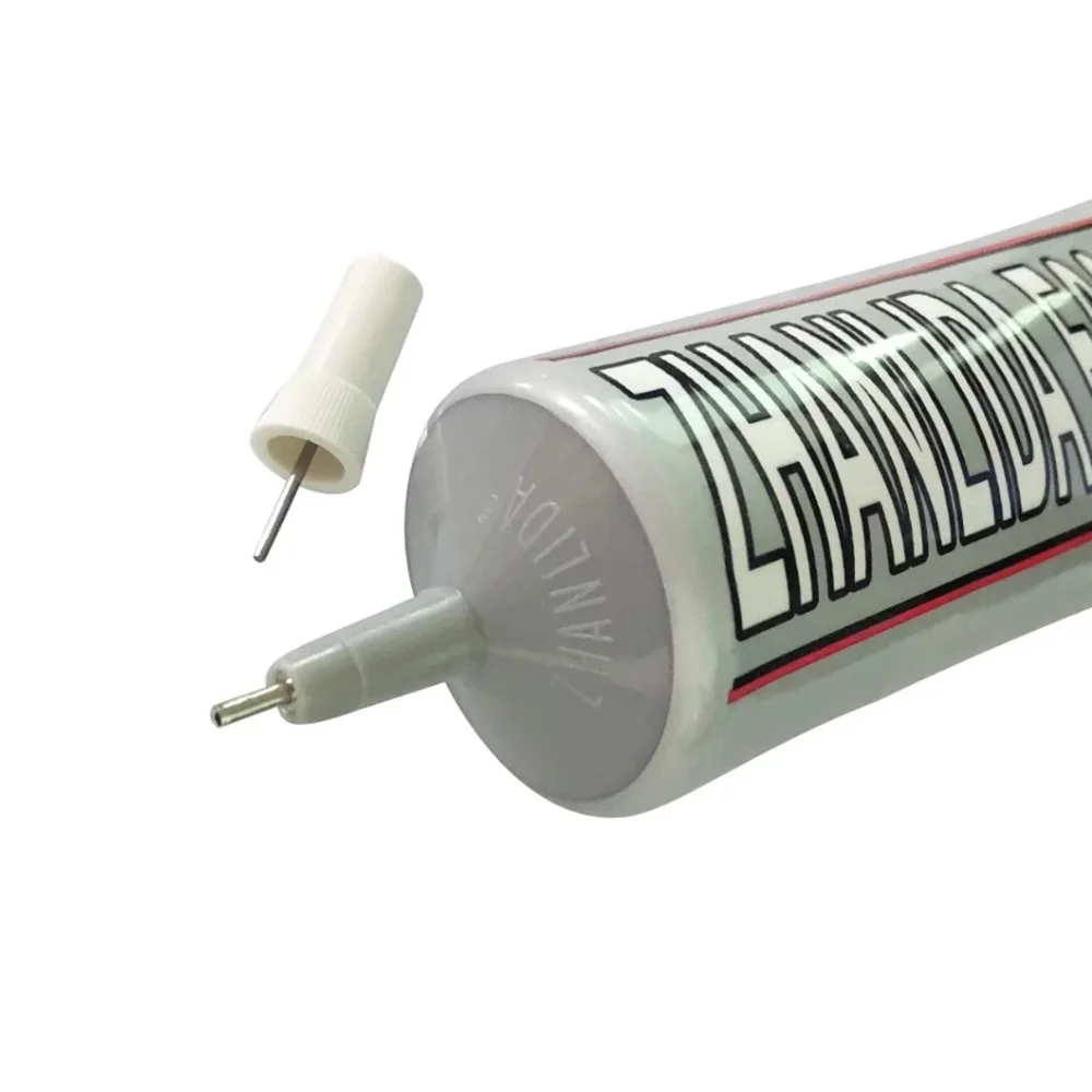 Liquid glue E6000 Glue 15ml 25ml 50ml Crystal Rhinestones Craft Needles Transparent Flexible Adhesive Strong Hotfix Jewelry DIY Tool
