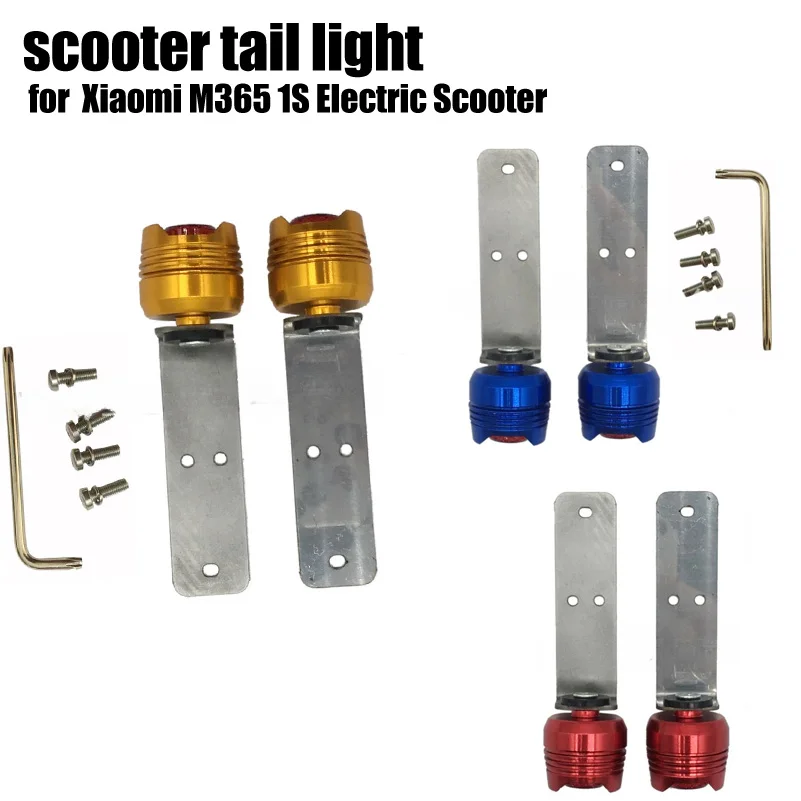 

Electric Scooter Taillight Lightweight Element Rear Safety Warning Light Lamp Decoration for Xiaomi M365 1S