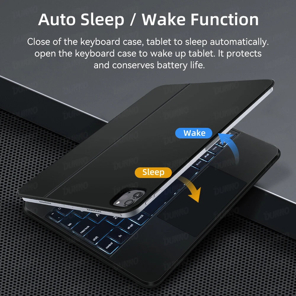 Magic Keyboard Case Capa para Ipad Pro 11 12 12.9 Air Air Ipad 10th Generation Pro 12 6th 5th 4th 3rd Gen Mini 6 - Imagem 3