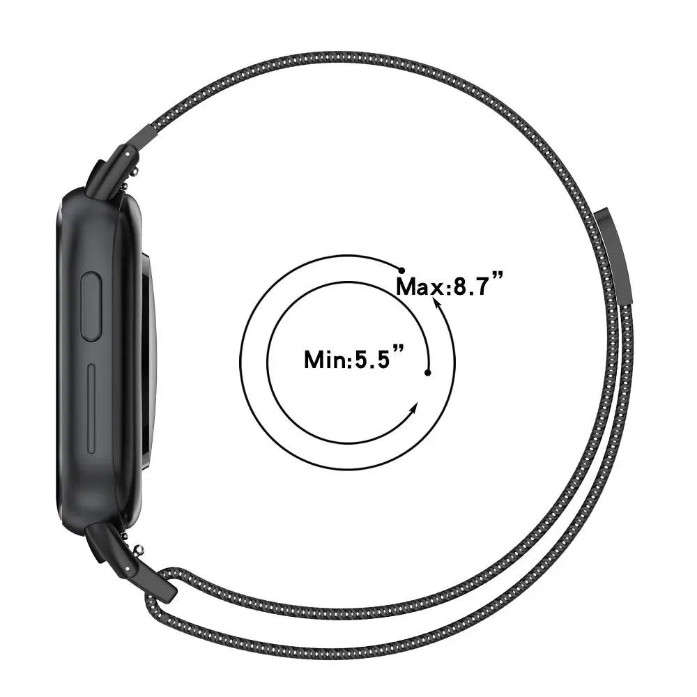 Enhanced Metal Milanese Watchband Bracelet Replacement Strap