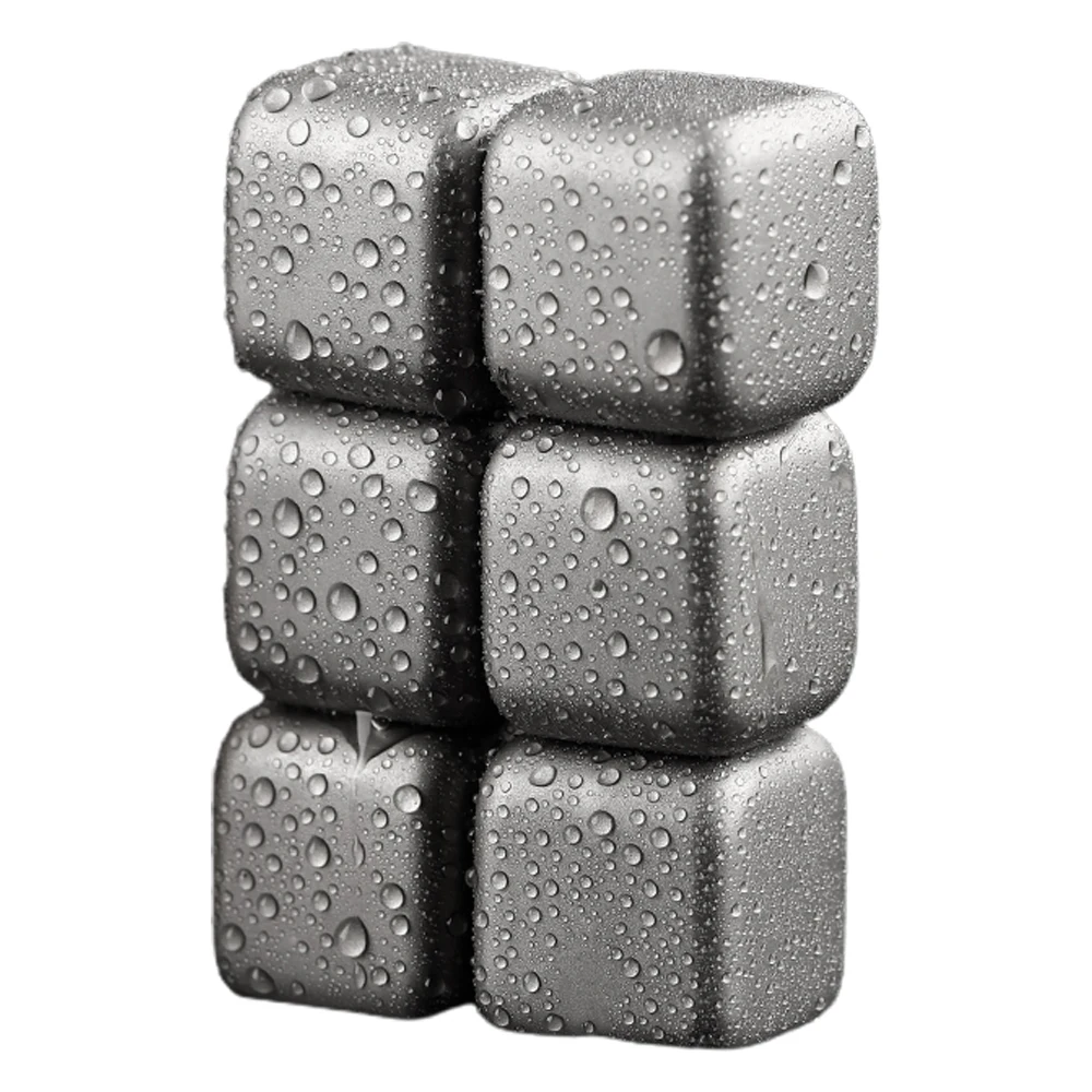 Titanium Metal Ice Cubes Refreezable 1