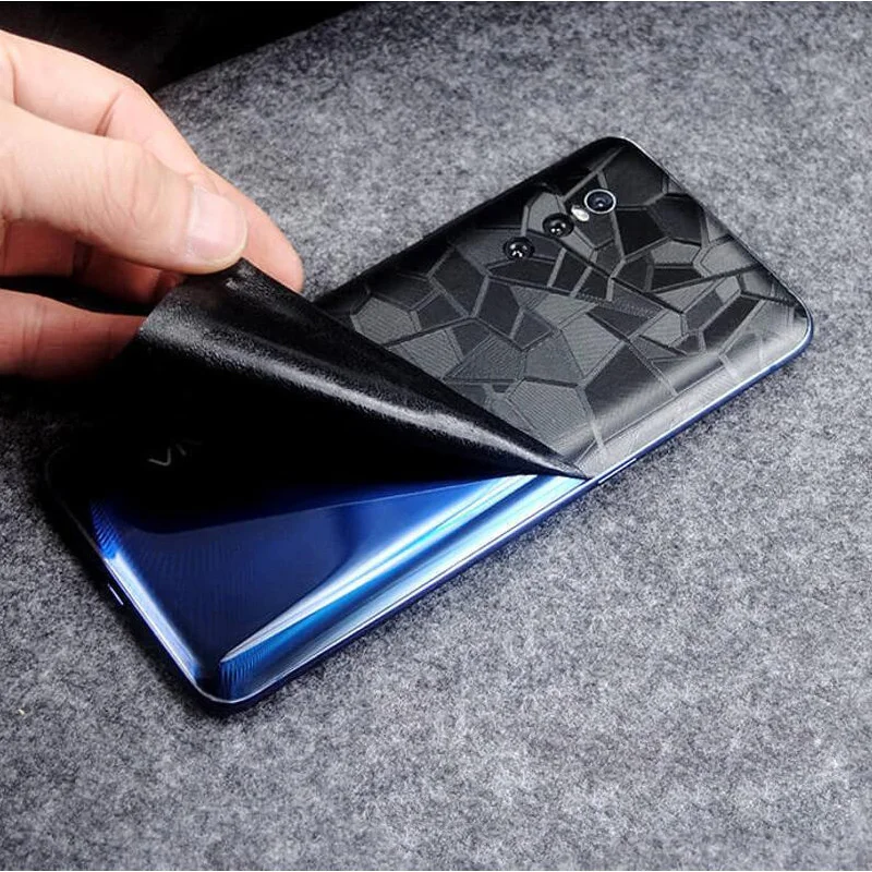 Carrozzeria 3D Texture Vinil Adhesivo Vehicle Wrap Black Wrapping Vinyl Per Auto Laptop Phone Skin Pvc Film