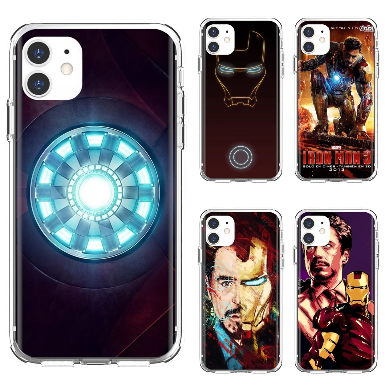 Buy Silicone Phone Case For Xiaomi Mi Note 10 11 t lite A2 A3 Max Mix 2S 3 poco X3 nfc F2 F3 Pro M3 super-hero-Iron-Man |