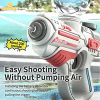 Electric Automatic Water Gun Children High-pressure Outdoor Beach Large-capacity Swimming Pool Summer Toy for Children Boy Gifts 1