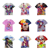 The Amazing Digital Circus 3D T Shirt Casual Summer Short Tees Kids Cartoon Graphic T Shirts Men Clothing Harajuku Anime Tshirt 1