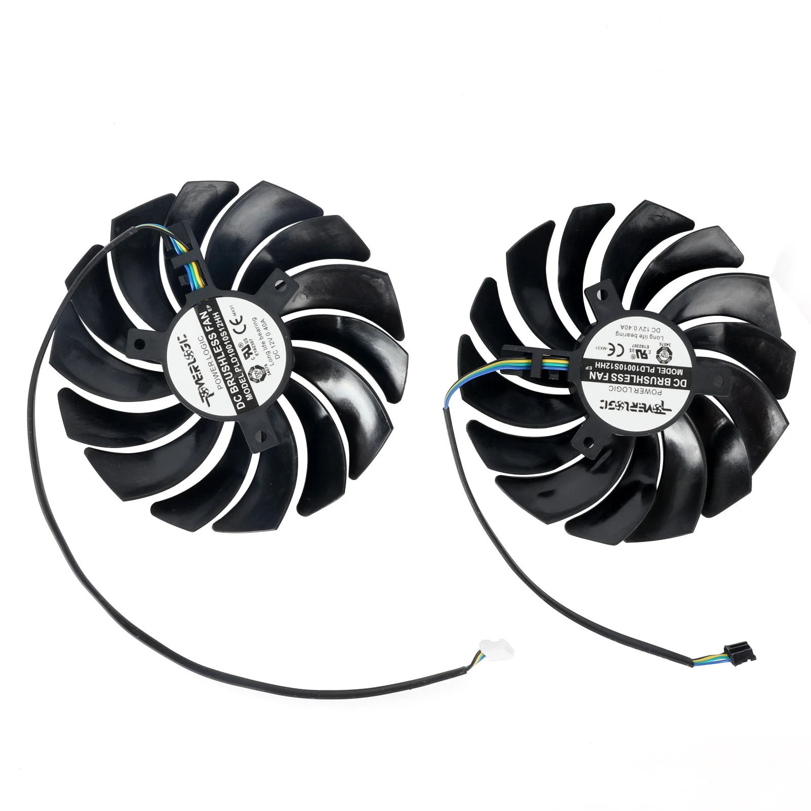 Ventilador de Refrigeração Gráficos para Msi Rtx 3070 3060 3060ti Ventus 2x oc Placa Vídeo Ventilador Mais Frio 95 mm Pld10010s12hh - Imagem 3