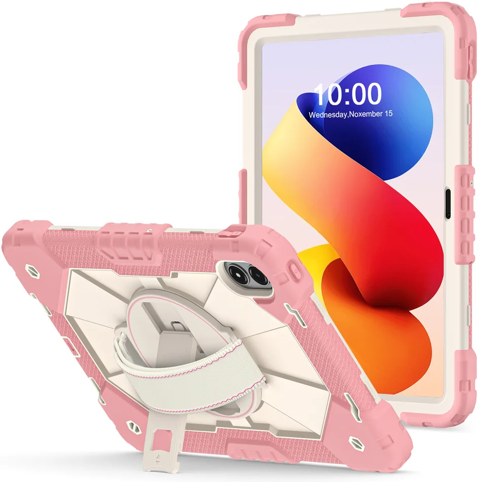 Revolutionary 360° Rotating Shockproof Tablet Case with Handle Stand