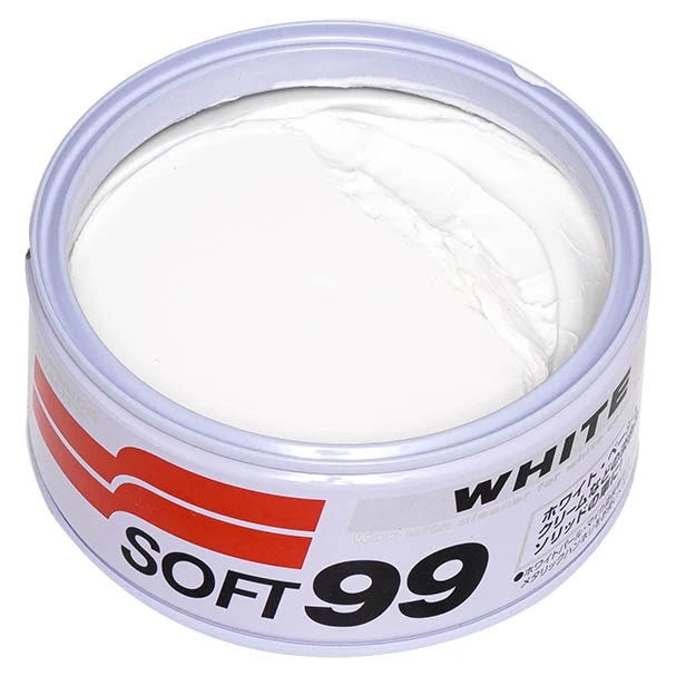 White Cleaner Soft99 Cars White Wax Automotive-350g - Paint Care