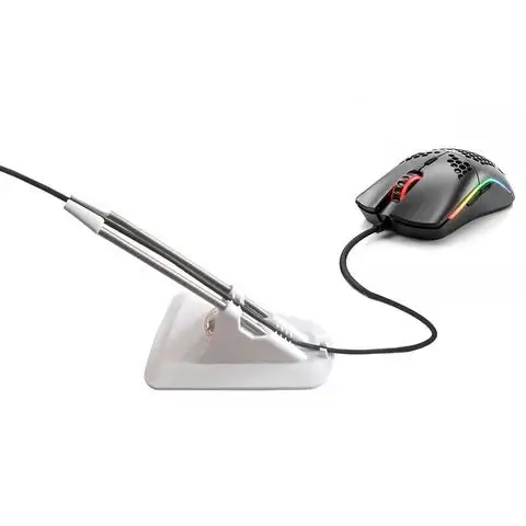 거치대 케이블 번지 마우스 노트북 PC 고정 미끄럼 방지 데스크탑 게임용 마우스 키보드 코드 클립 케이블, 정리함 와이어 클램프 와인더