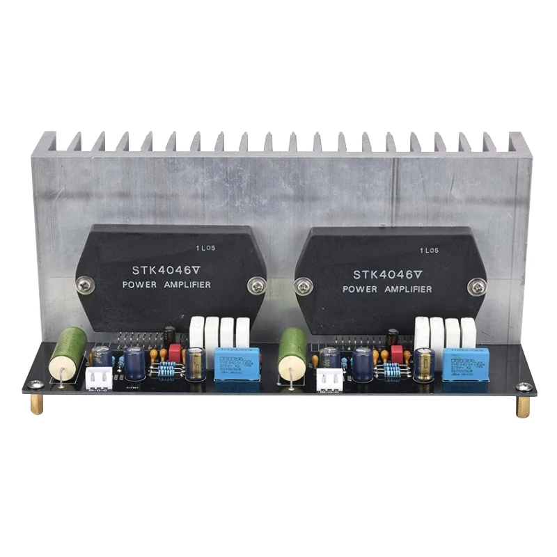 Placa de Amplificador de Potência de Áudio de Alta Fidelidade com Radiador Brzhifi Faça Você Mesmo * 2 @ 8o Nova Stk4046v Audiophile Filme Grosso Terminado 120w - Image 3