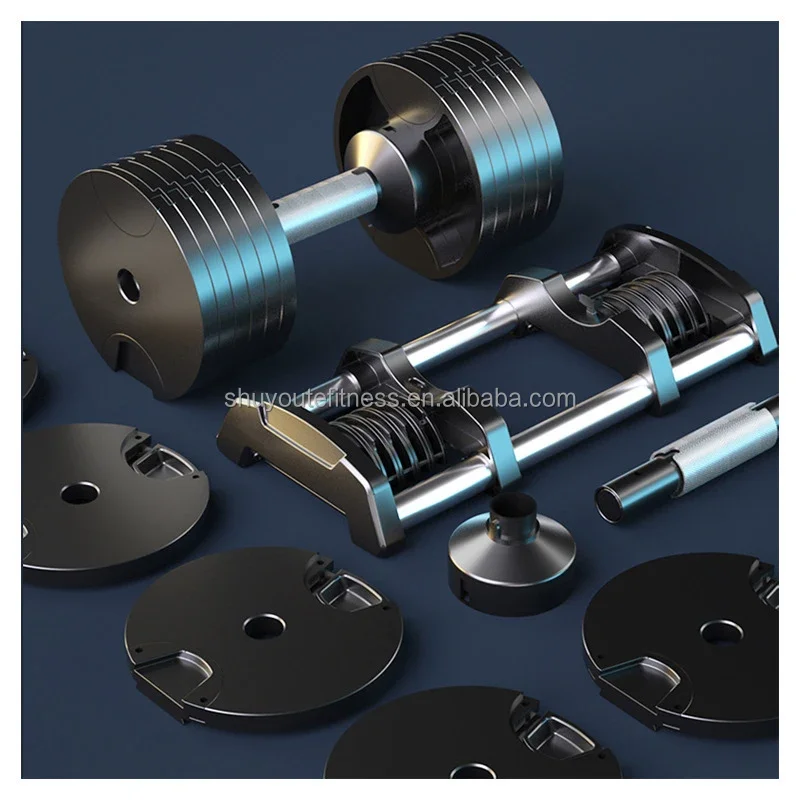 Distributor Price Mancuernas Ajustables Adjustable Dumbbell 80 Lbs Commercial Dumbbell