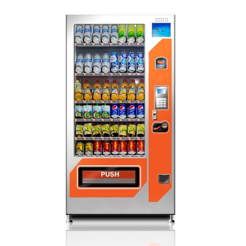 High Quality Widely Used Drink Vending Machine With Coin Drinks And Snacks Vending Machine For Sale