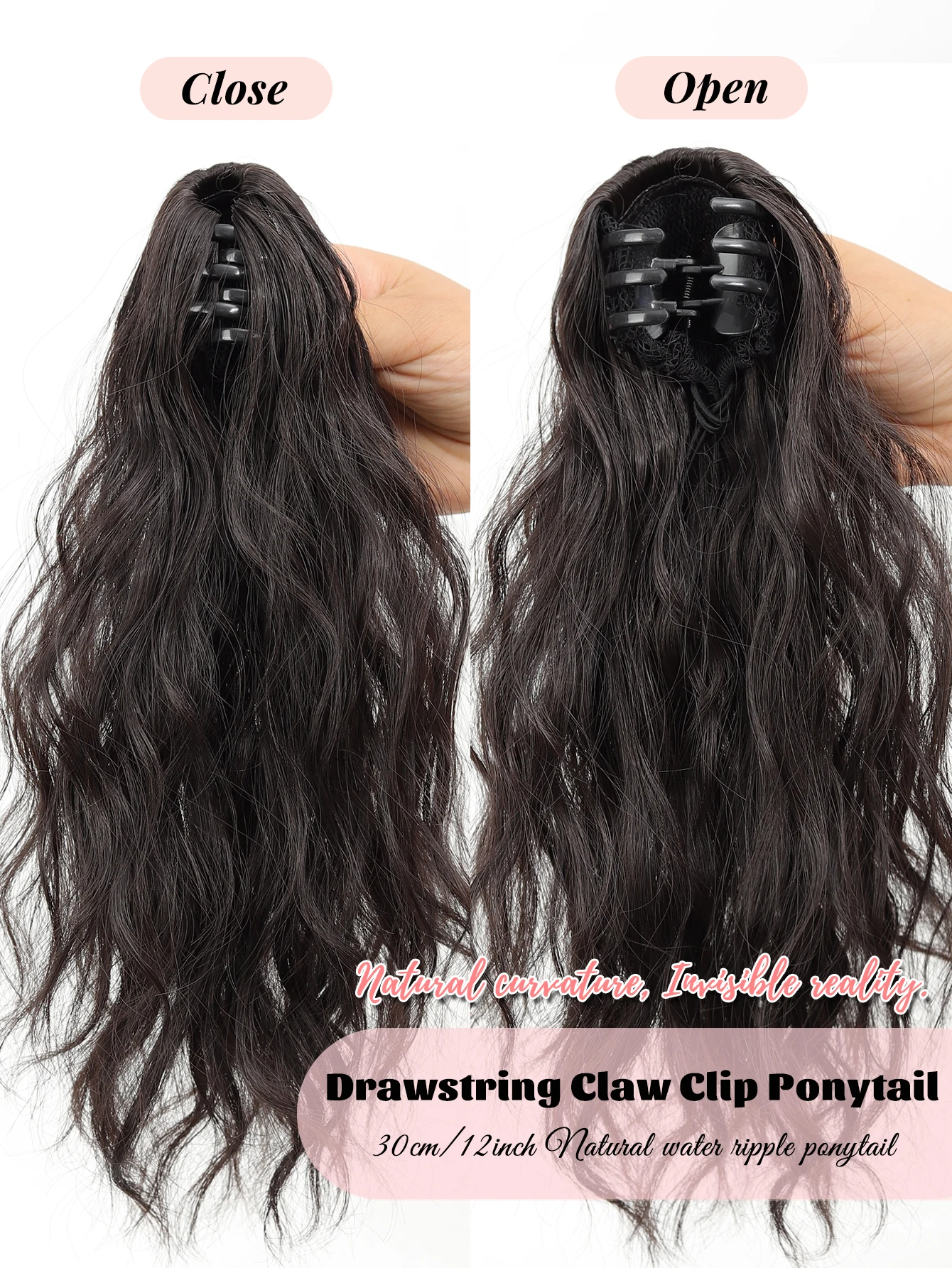 Synthetic Curly Ponytail Hairpiece For Women Heat Resistant