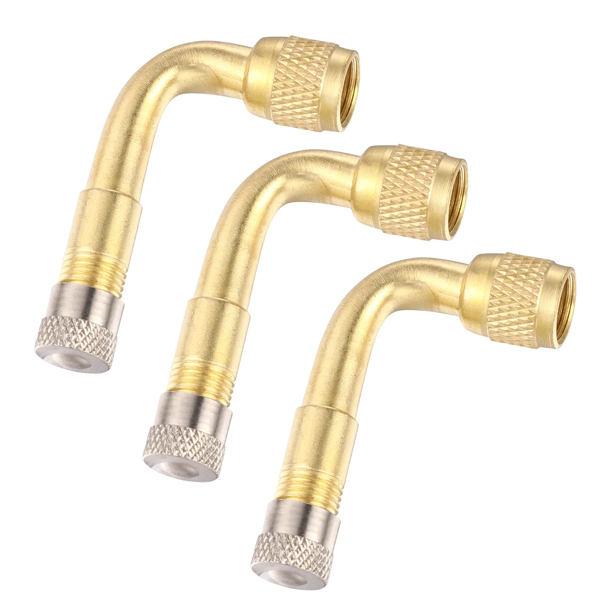 

3 PCS Tyre Stem Extension Adaptor Steel Levers Bicycles Valve Tire Tow Hitch Extender
