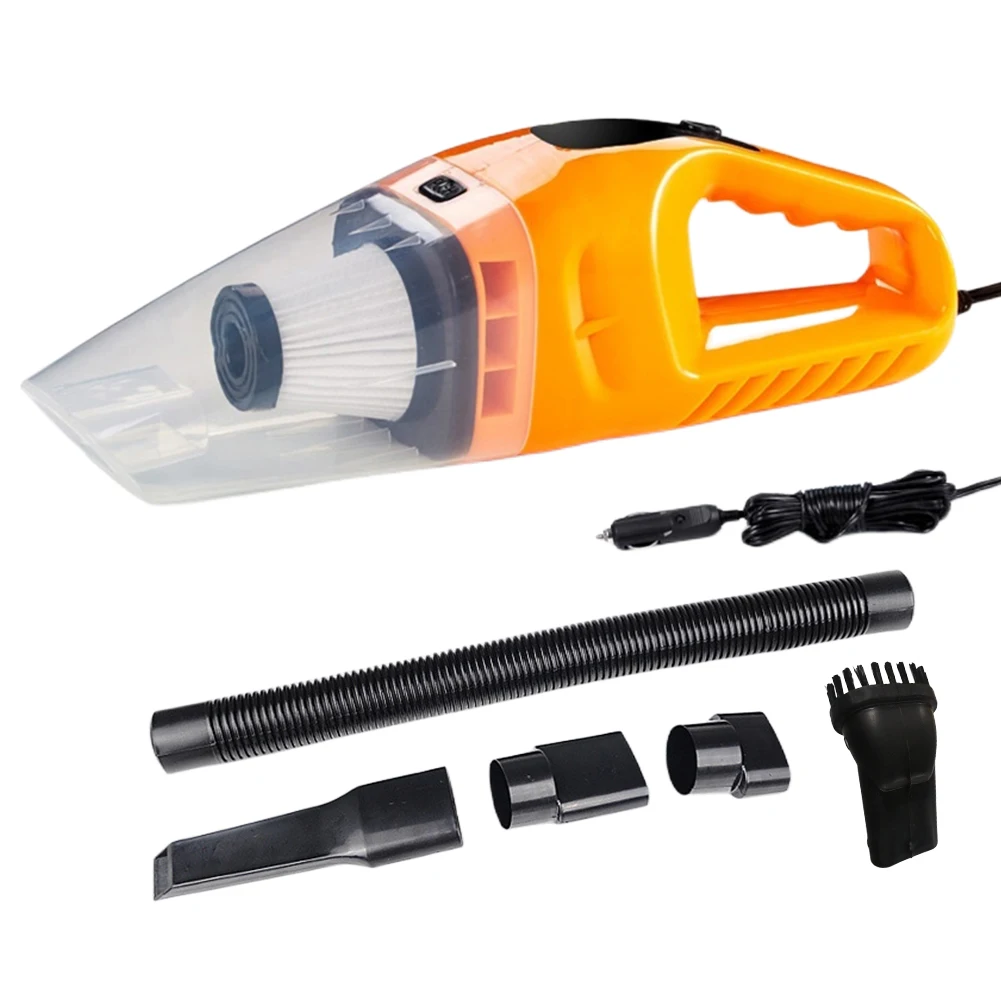 Car Vacuum Cleaner Dry Wet Dual Use Car Hoover 120W Handheld Dust Buster with 5M Cable Powerful Hoover for Vehicle Home Cleaning