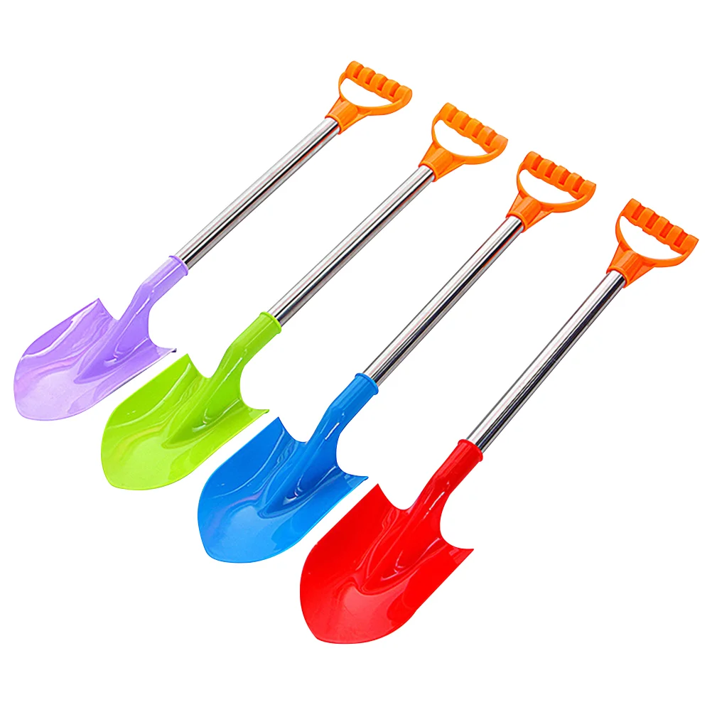 4pcs Fun Beach Toys Plastic Toy Sandbox Toys Kids Beach Sand Toys Beach Shovels for Kids Pool Party Favors Gift 3