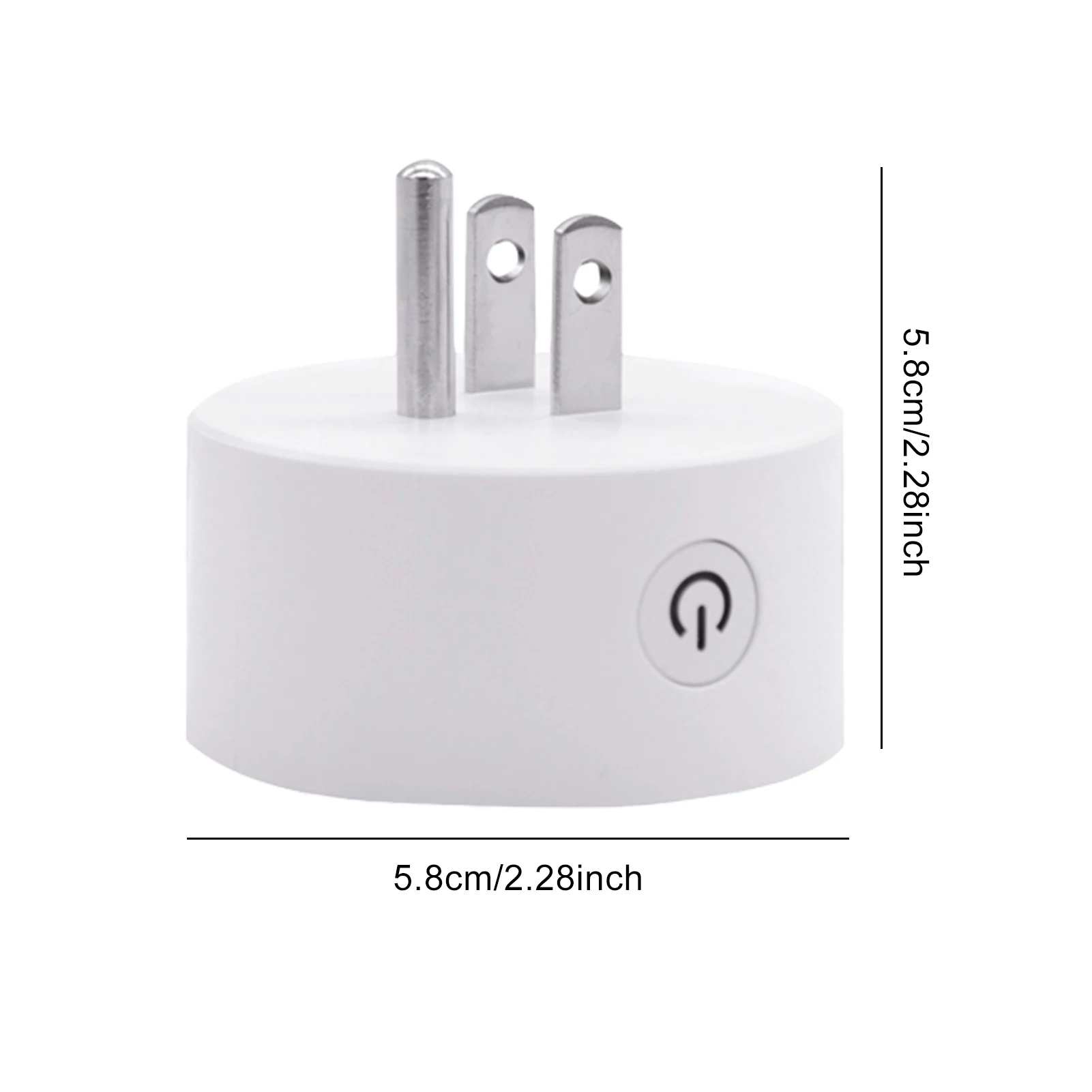 Smart Plug Mini Heavy Duty Smart Plug WiFi Socket Works With Google Home Smart Home Wi-Fi Outlet Voice And Remote Co