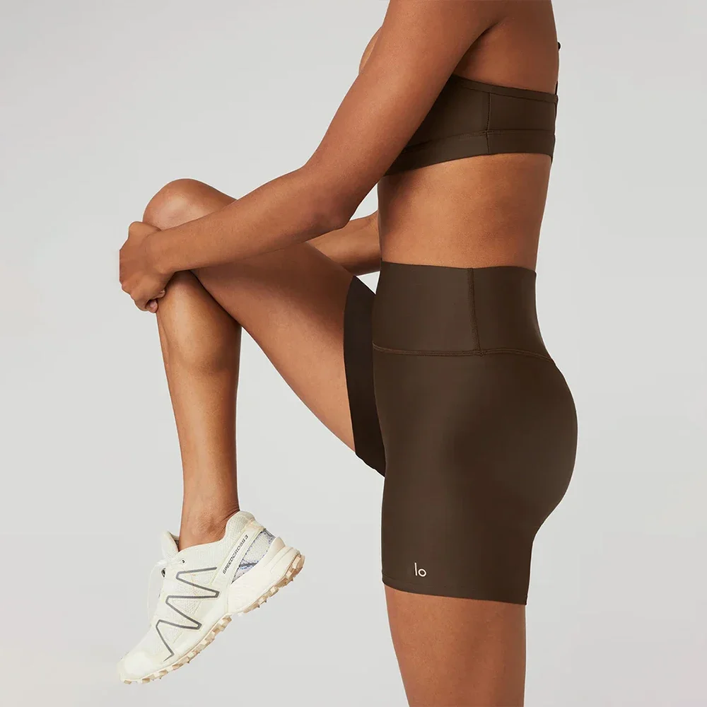 

Yoga Short Nude High-waisted Hip Lift Tight Yoga Shorts Running Fitness Pants