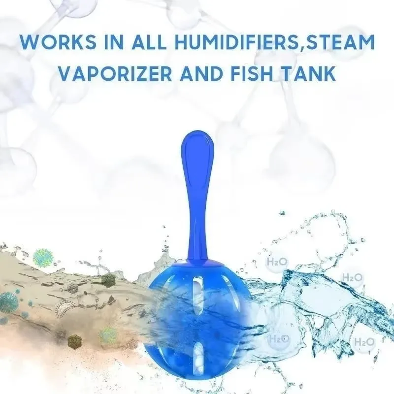 10pcs Humidifier Cleaner Demineralization Cleaning Ball Aquarium Fish Tanks Water Purification Household Supplies Cleaning Tools