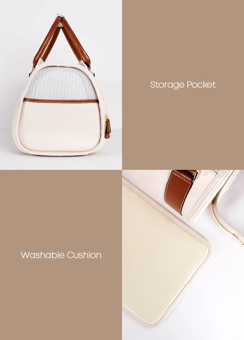 Title 9, Loudik-Luxury Cat Carrier Bags, Portable Made L...