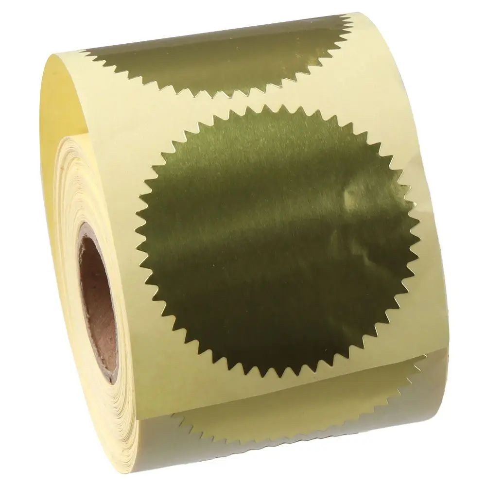 250 قطعة 2 بوصة ذهبية معدنية مستديرة شهادة جائزة ا...