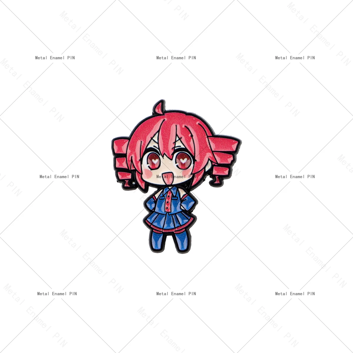 Chic Singer Girl Enamel Pin - Cute Fashion Accessory for Backpacks, Clothes & Gifts