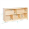 5-Compartment Mobile Storage Cabinet, 24in, Classroom Furniture 2