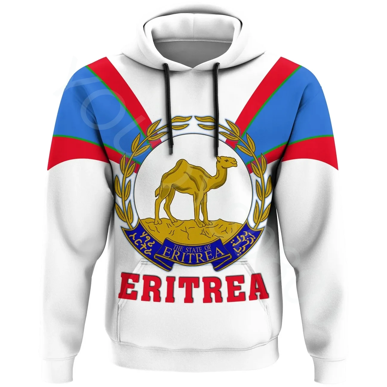 

Autumn Winter Simple New Men's Sweatshirt Africa Eritrean Hoodie - Fangs Style Hoodie 3D Printing Retro Harajuku Sportswear