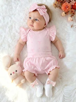 Baby Girl Bow Romber Set 1
