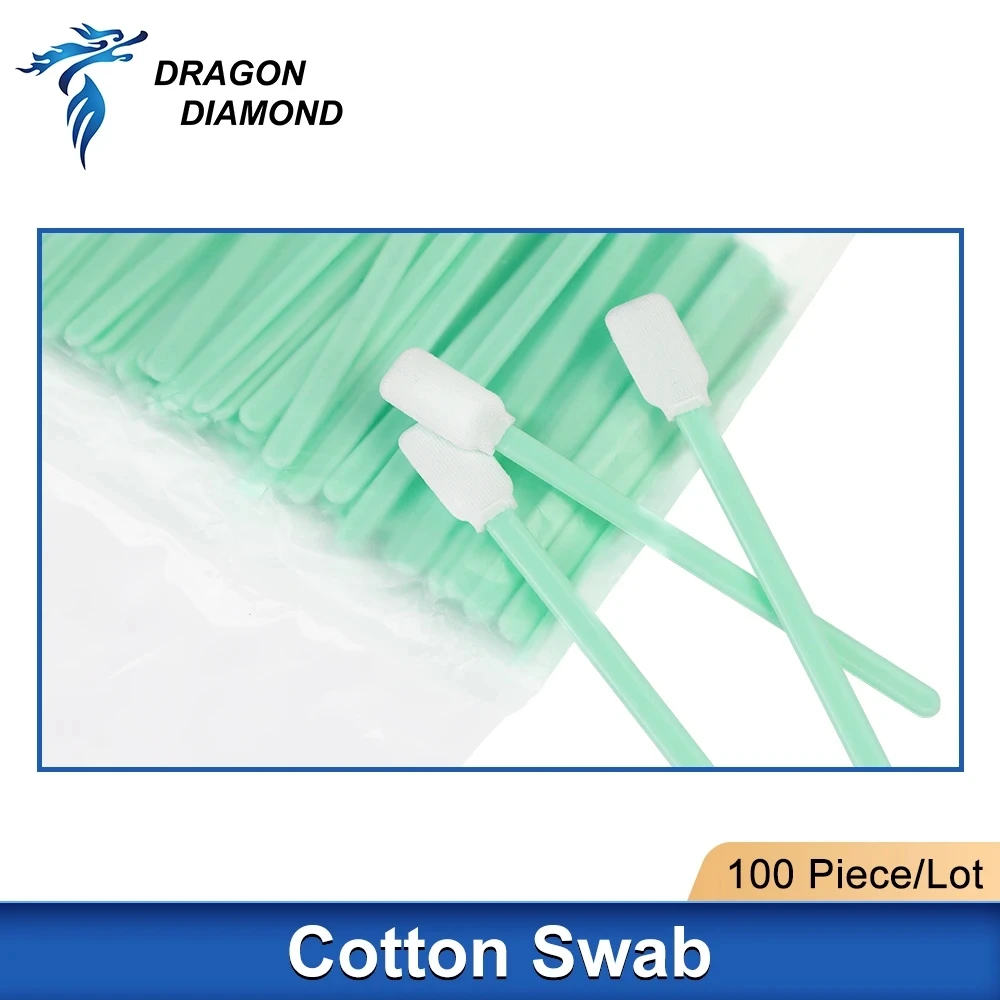Cleaning Tools Industry Machine Nonwoven Fabrics Cotton Swabs Dust-proof Length 70mm 100mm 125mm 100pcs/pack