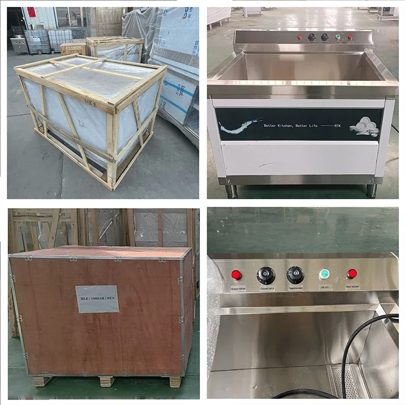 Kitchen Cleaning Equipment Dish Washers 800mm Commercial Ultrasonic Dishwasher Machine For Kitchen 4