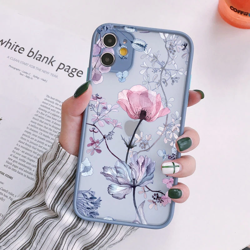 Floral Blossom Phone Case - Elegant Plant Design Back Cover