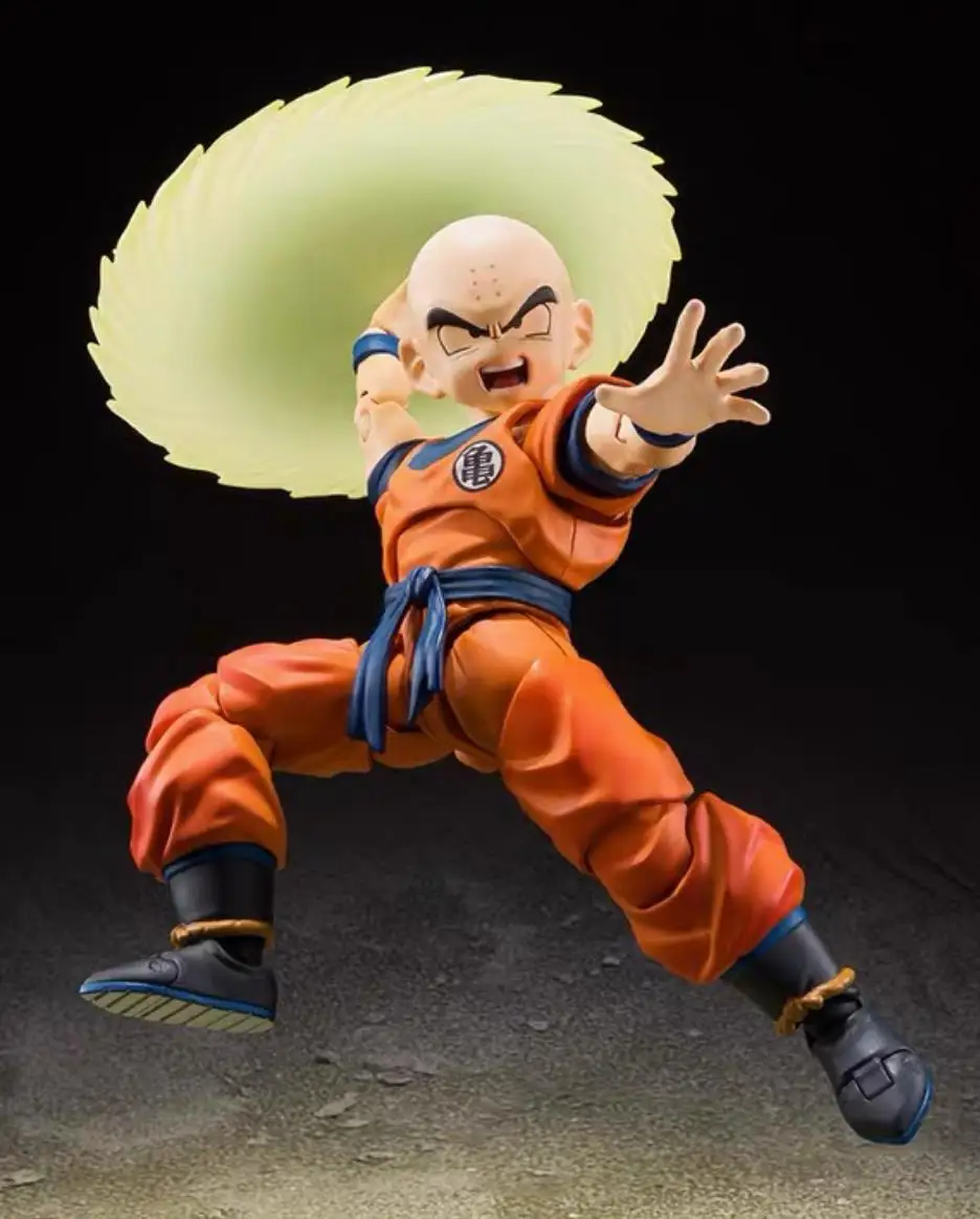 

Original Sh Figuarts Shf Dragon Ball Krillin 2.0 Earth's Strongest Man Action Figure Model Toys Anime Figura Gift