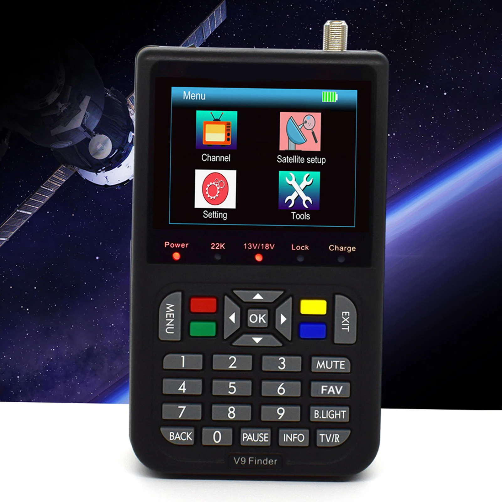 V9 Finder Digital Satellite Finder LCD Satellite Digital Signal Meter Meter