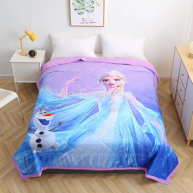 

Disney Frozen Elsa Olaf Baby Summer Quilt Air Conditioner Home Blanket Bedding for Boys Girls Children Adult 150x200cm