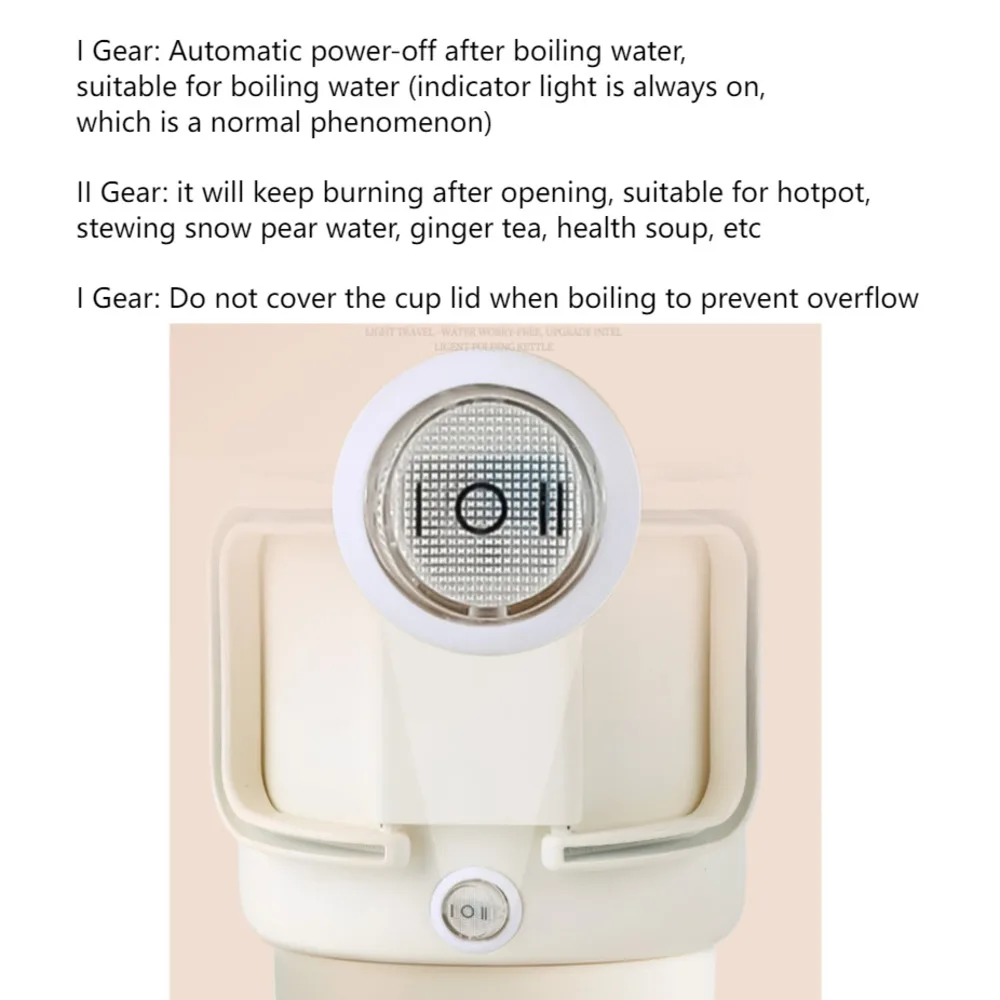 220V 800ml Outdoor Electric Kettle Folding Kettle Boiling Water Mini Portable Travel 304 316 Stainless Steel Kettle Electric 2