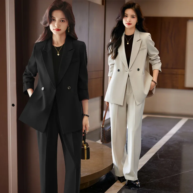 

Black Suit Jacket Women's Spring and Autumn Fashion Korean Style High-Grade Formal Wear Small Business Wear Casual Suit