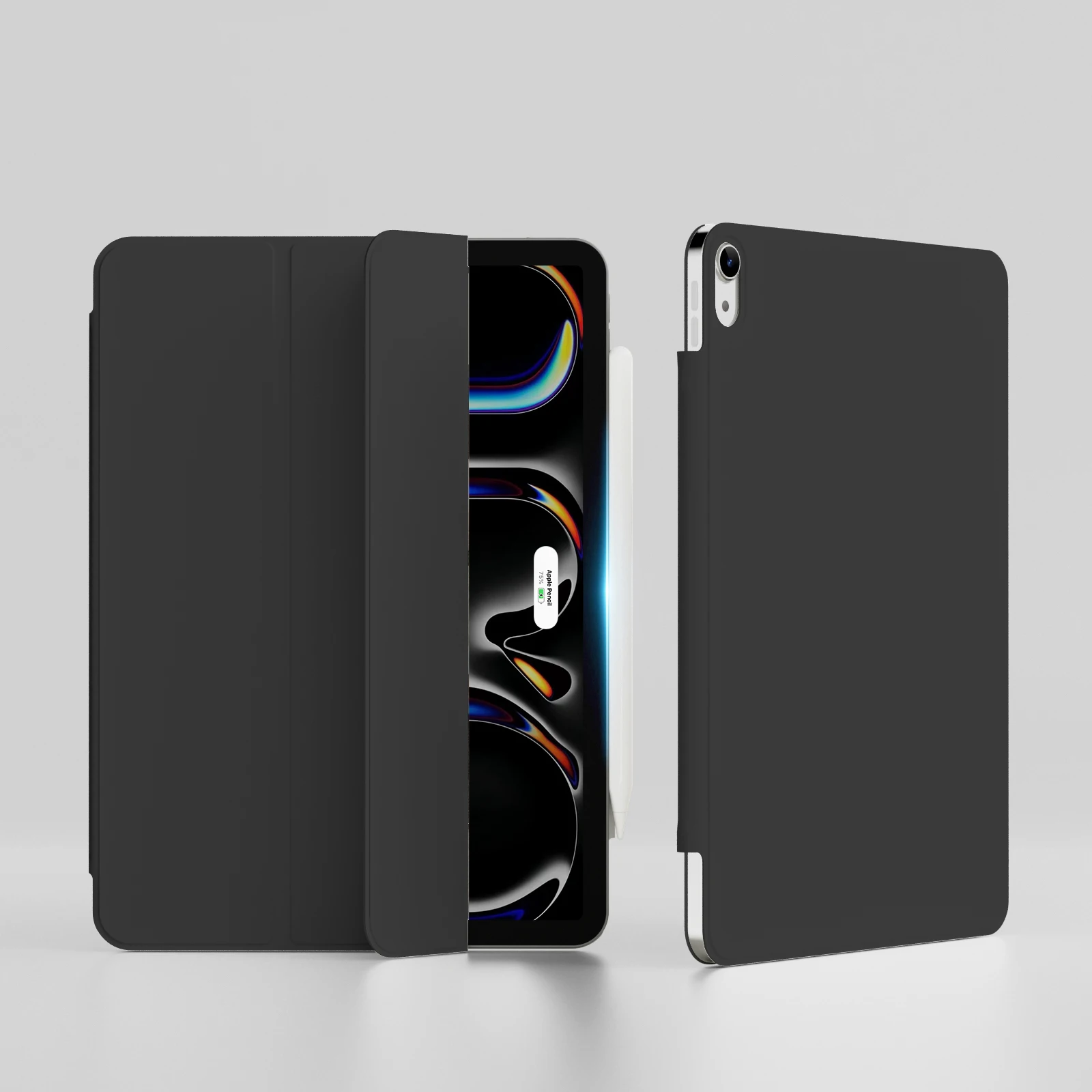 Premium Trifold Stand Tablet Case with Magnetic Attachment and Slim Design