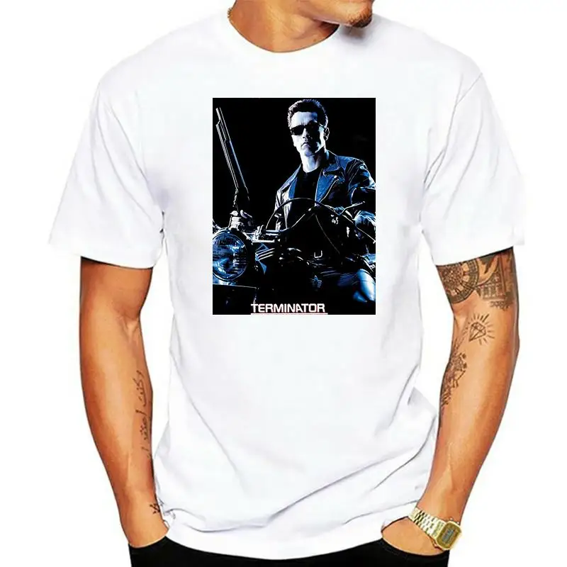 

Terminator Movie 100% Cotton Men'S T-Shirt E0351 Cool Tops Tee Shirt