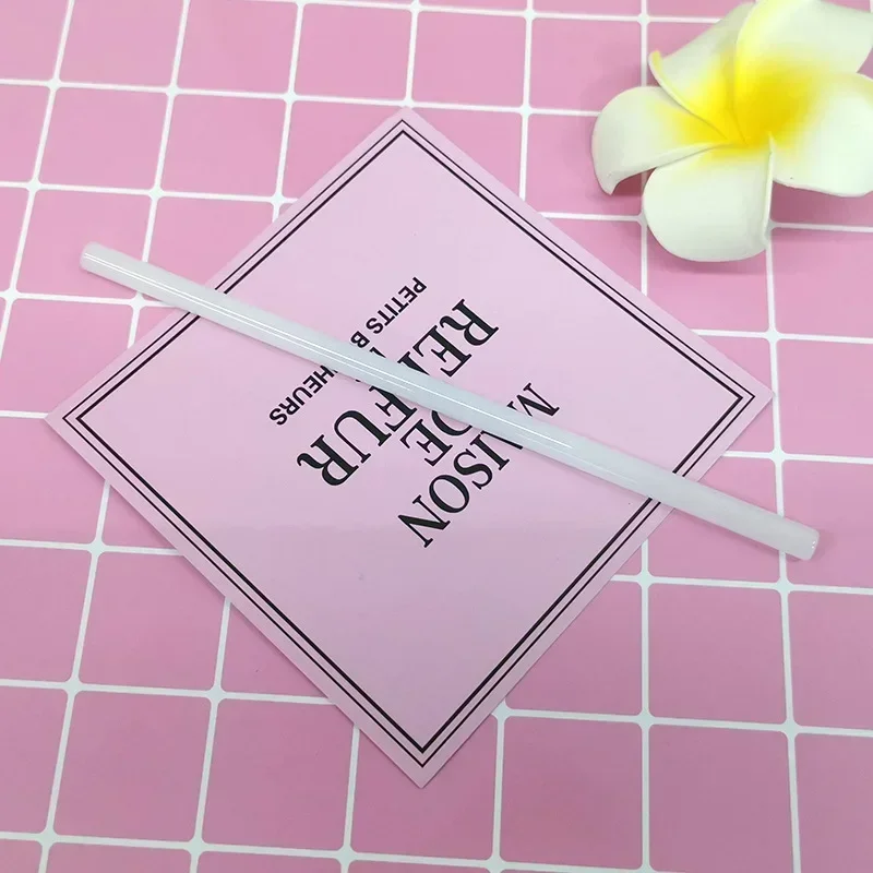 Glass Straw Set INS Color Thick Glass Straw Transparent Creative Heat Resistant Hhigh Borosilicate Straw Straight Curved Tube
