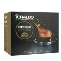 КОФЕ TORALDO |   Совместим с Bialetti * |   КЛАССИЧЕСКАЯ СМЕШЬ |   400 шт |   Избранный, поджаренный и обжаренный кофе в Италии. |   Эксellence Неаполитанского кофе — изображение 2