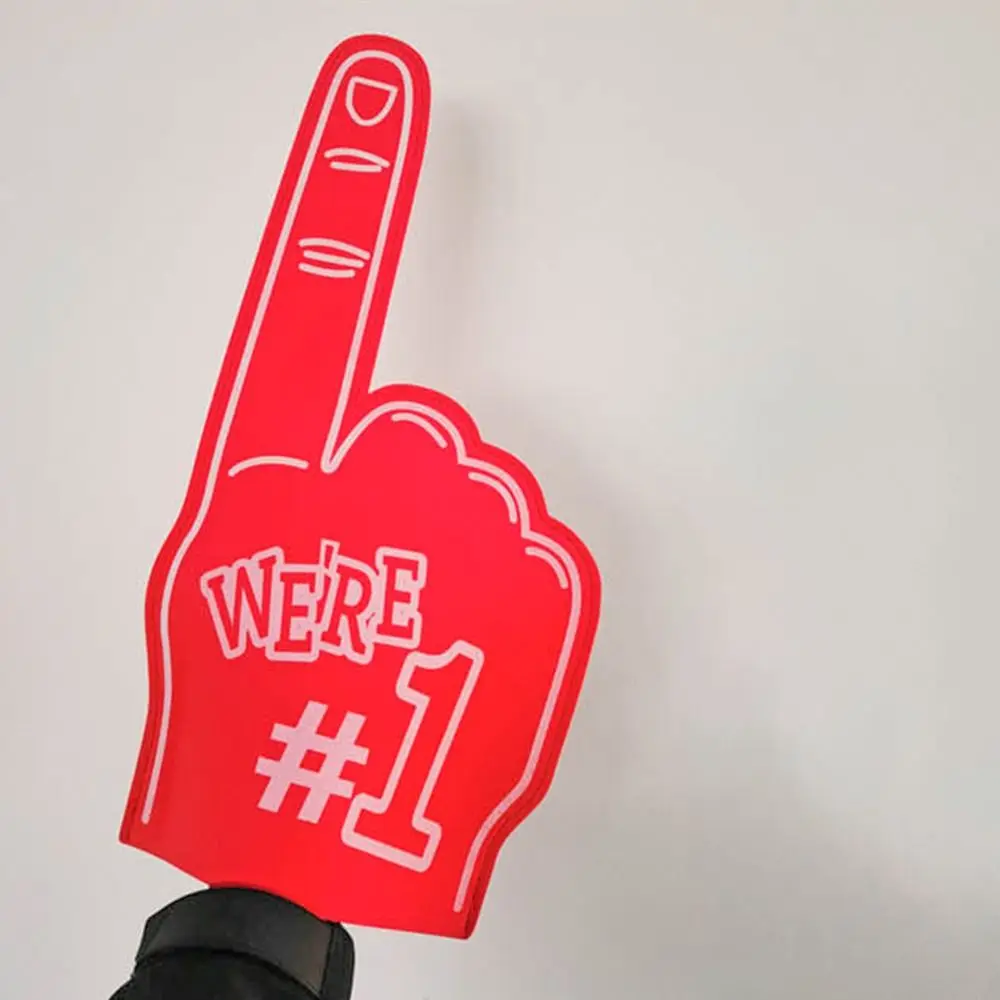 Cheerleading Inspiring Giant Foam Finger Foam Atmosphere Cheering Event Cheering Hand Large EVA Gloves 1Pcs