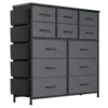 Dresser for Bedroom with 12 Drawer Dressers Chests of Drawers for Hallway Storage Organizer Unit with Fabric Sturdy Metal Frame 1